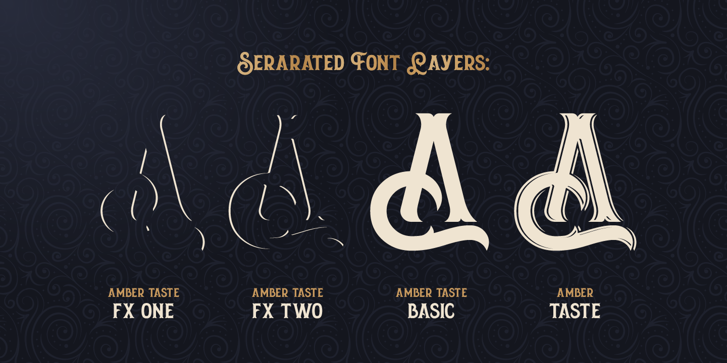 Example font Amber Taste #5